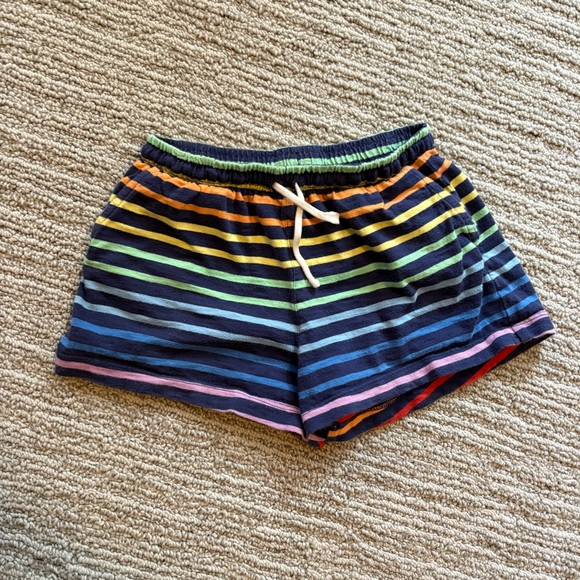 Primary Other - Primary field shorts in navy rainbow stripe size 5T